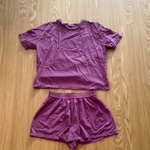 Hanes Women's SuperSoft Pajama Set in Mauve Size XS NWOT